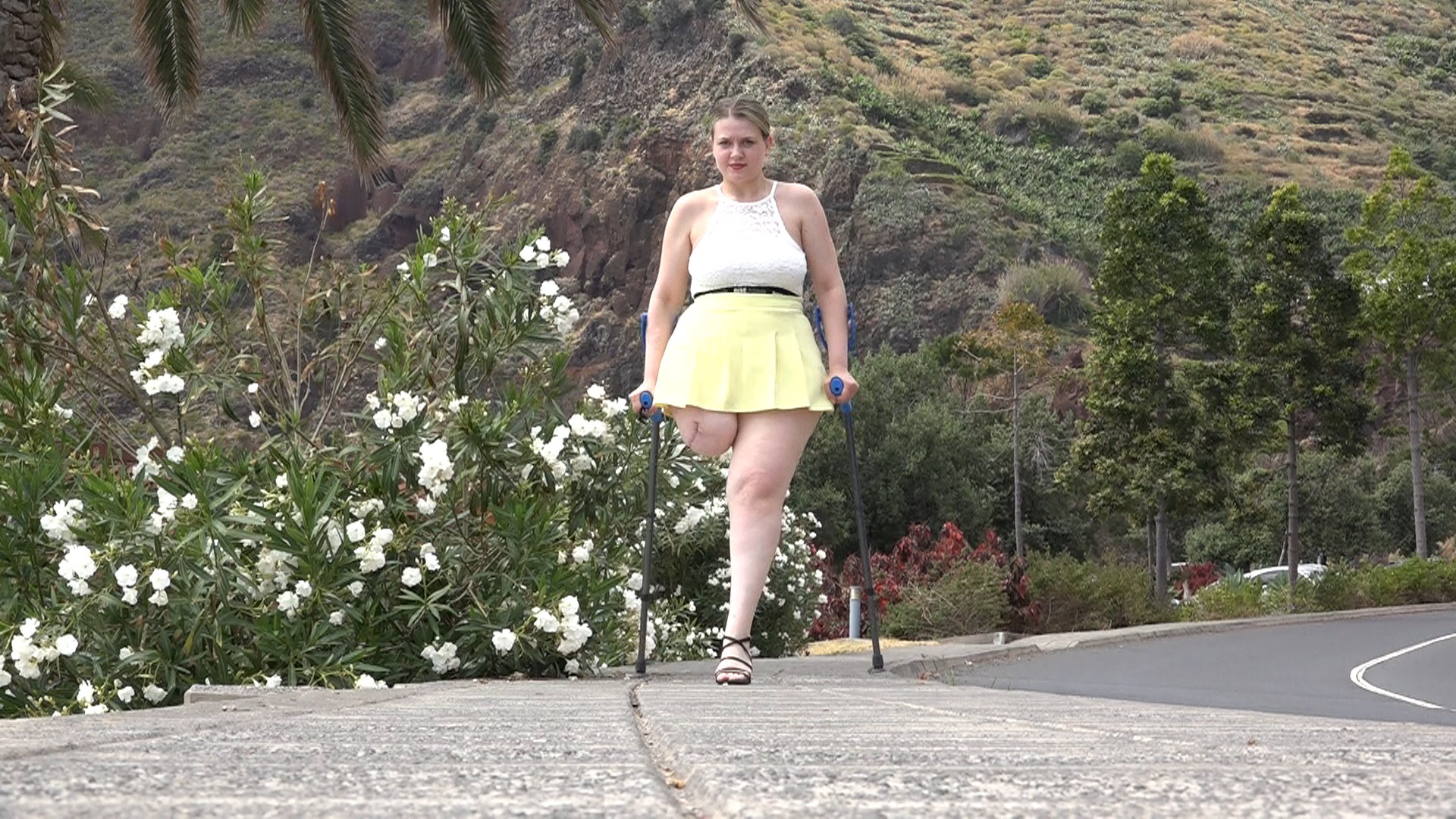 Alla Out with Yellow Short Pants