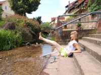 Lana - Green Miniskirt (Video)